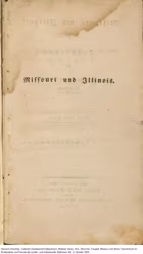 خرید و دانلود نسخه کامل کتاب Missouri und Illinois. Taschenbuch für Einwanderer und Freunde der Länder- und Völkerkunde