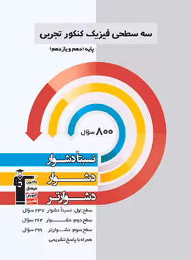 سه سطحی فیزیک پایه دهم و یازدهم کنکور تجربی قلم چی