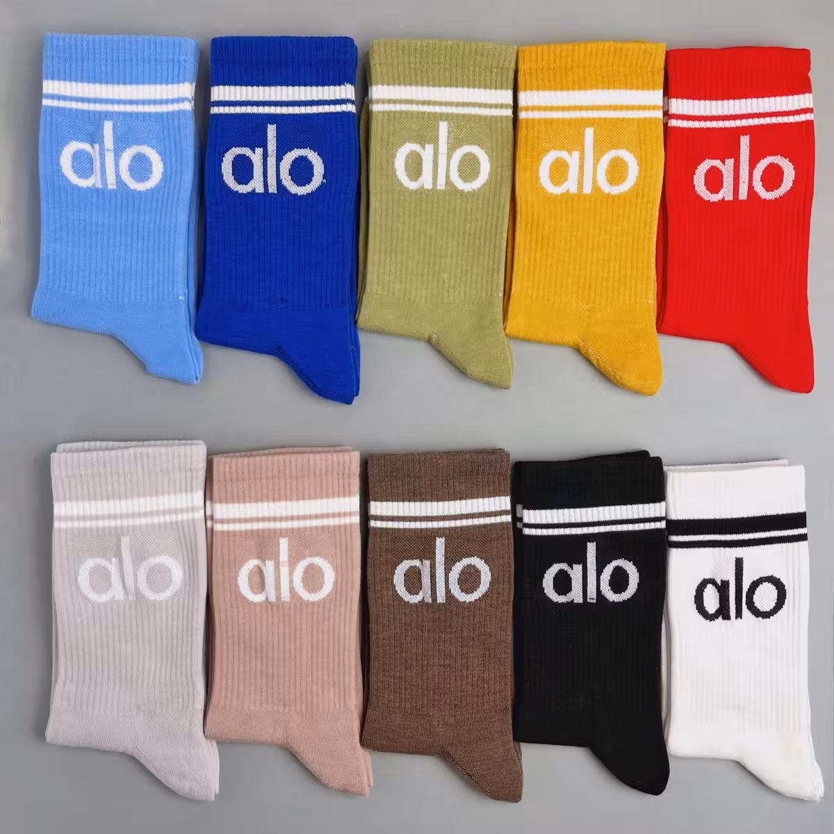 جوراب ساقدار الیت نوشته دار سری الو alo