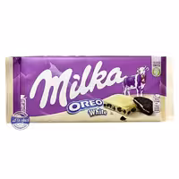 تابلت شکلات میلکا سفید با مغز اورئو