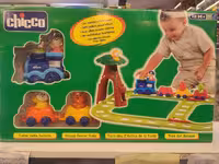 اسباب بازی قطار جدید چیکو با ریل و ترن موزیکال حرکتی  chicco Happy Forest Train