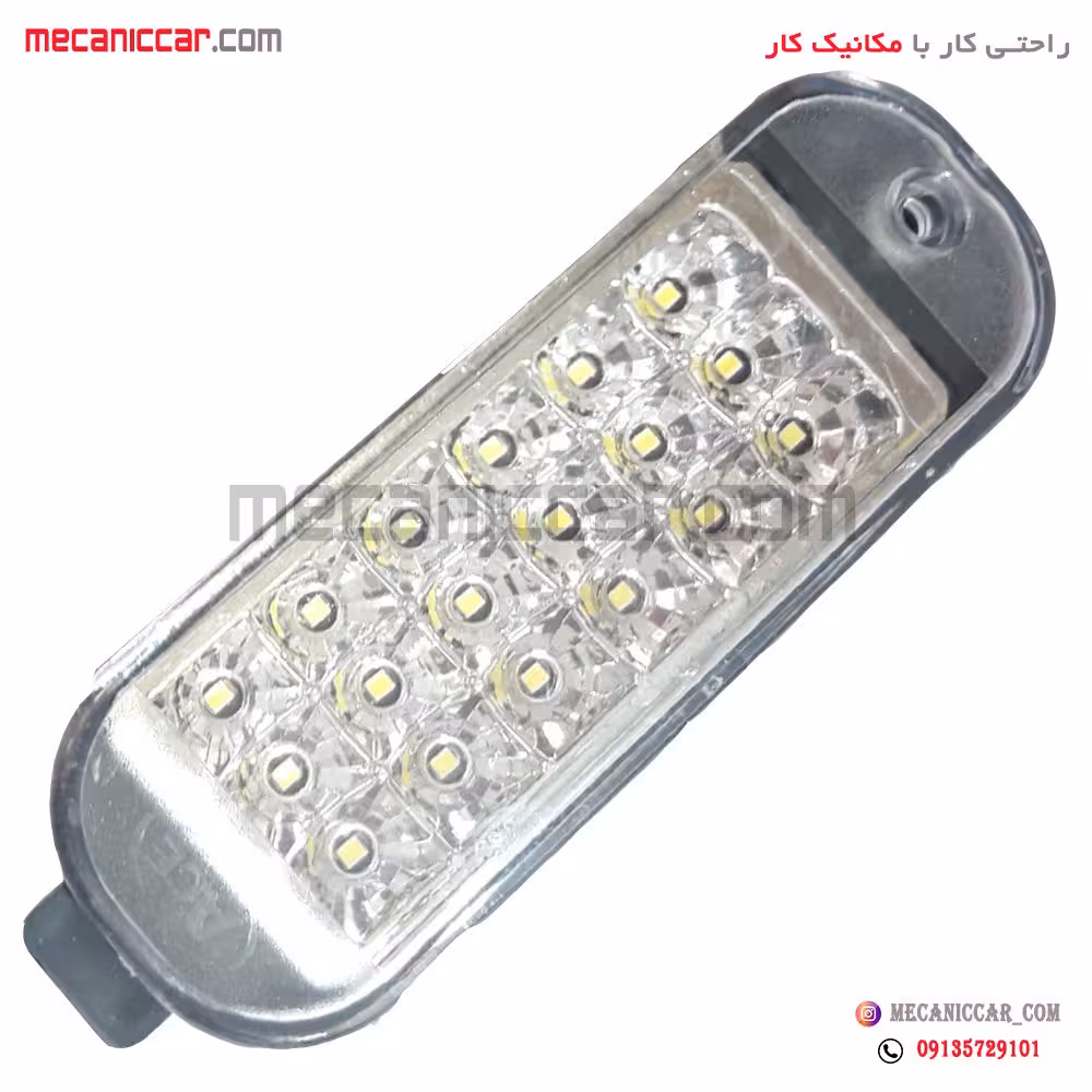 چراغ مه شکن (پرژکتور) داخل سپر با لامپ led پراید