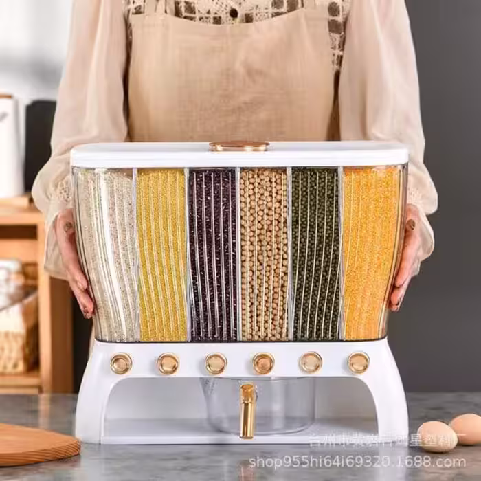 جا حبوباتی 6 خانه وارداتی مخزن دار با تخفیف ویژه
