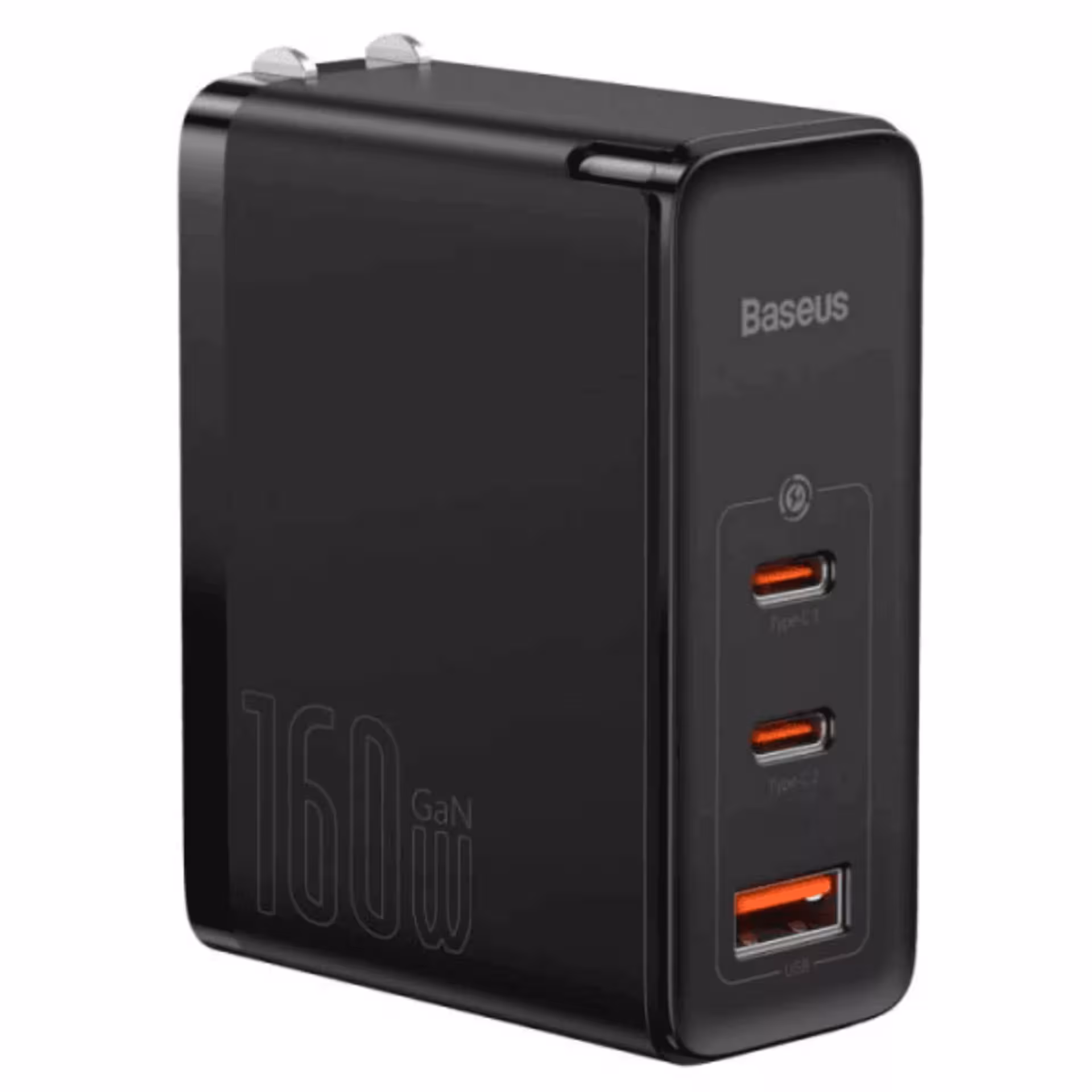 شارژر دیواری 160 وات باسئوس مدل GaN5 Pro به همراه کابل تبدیل USB-C