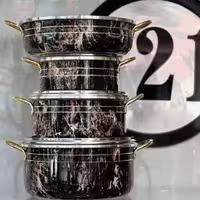 سرویس7پارچه زنبوری طرح سنگ روژینا