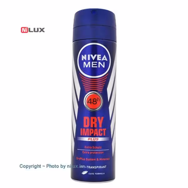 اسپری مردانه نیوآ مدل Dry Impact Plus حجم 150 میلی لیتر