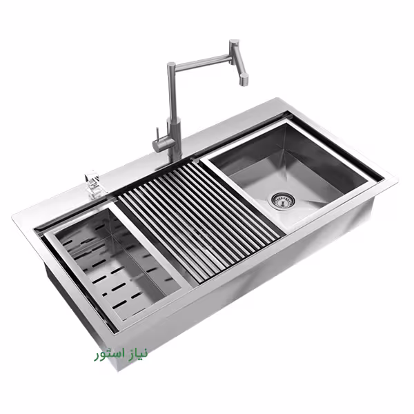 سینک ظرفشویی دست ساز بنتو توکار مدل B90