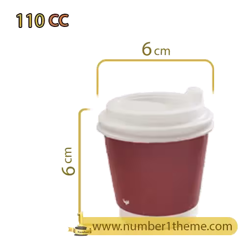 لیوان دو جداره 110 سی سی