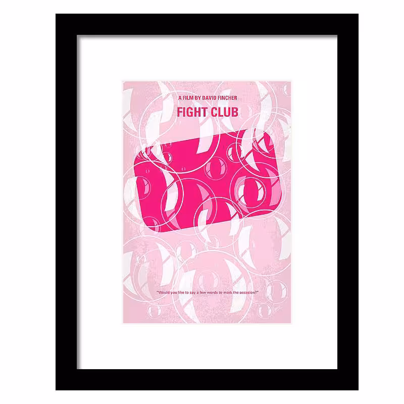 تابلو مدل مینیمال FIGHT CLUB