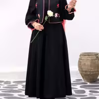 کت وسارافون زنانه ست دخترانه کرپ مازراتی راشین