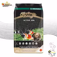 خاک و کود بستر شریمپ اکتیو سویل 4 لیتر دنرله