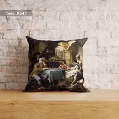 کاور کوسن طرحدار نقاشی کلاسیک هفت برند درنیکا