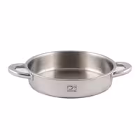 ماهیتابه استیل کف سه لایه 2.4 لیتری سایز 24