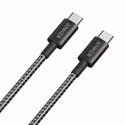کابل تبدیل USB-C به USB-C انکر مدل Nylon A8753 طول 1.8 متر