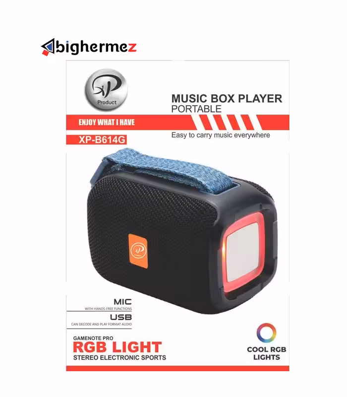 اسپیکر بلوتوث قابل حمل ایکس پی پروداکت مدل XP-B614G