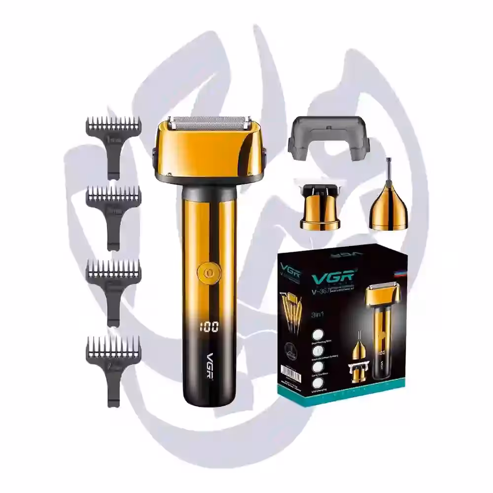 ماشین اصلاح موی سر و صورت وی جی ار مدل V-367