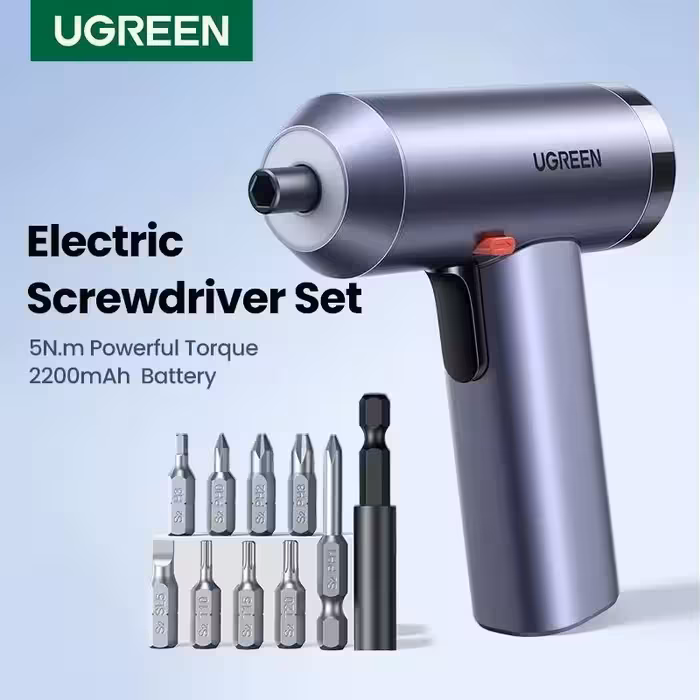 پیچ گوشتی شارژی یوگرین مدل UT118-15712 بسته 9 عددی