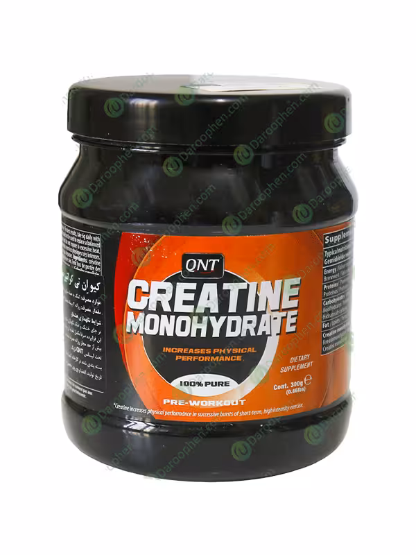 پودر کراتین مونوهیدرات کیو ان تی 300 گرم – QNT Creatine Monohydrate Powder 300 g