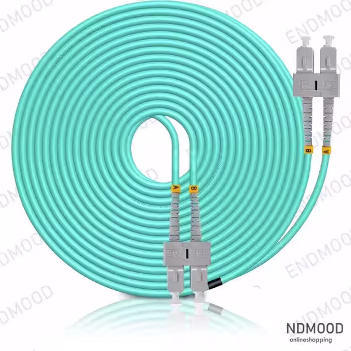 پچ کورد فیبر نوری 2 متری داپلکس نگزنس Nexans OM3 SC-SC