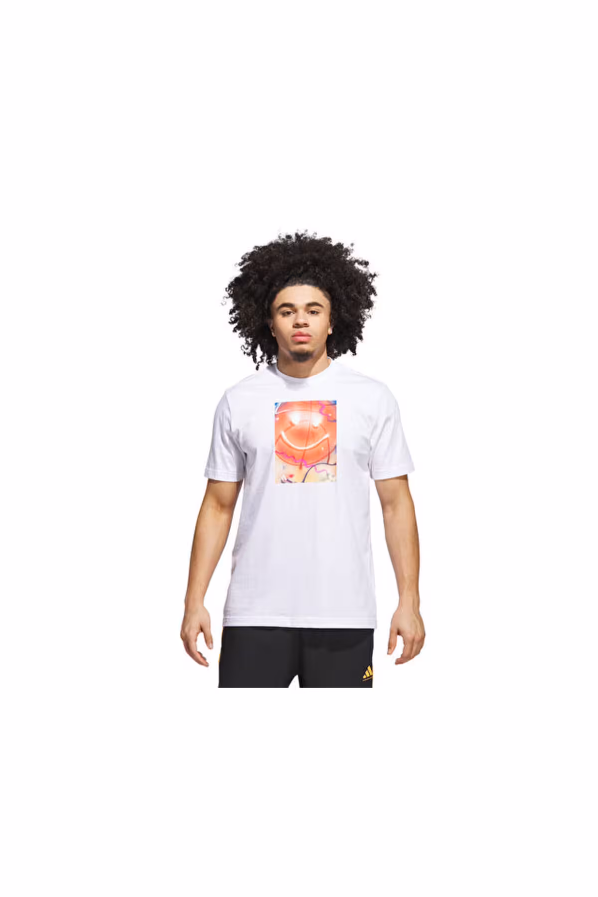 مردانه SPOTLIGHT TEE 2 بسکتبال مردان T SHIRT WHITE adidas