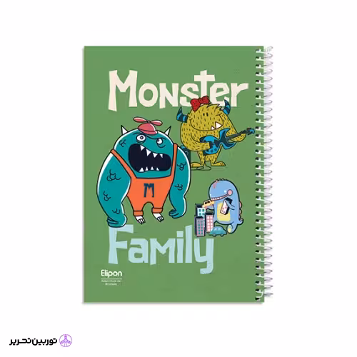 دفتر سیمی 80 برگ الیپون کد 05