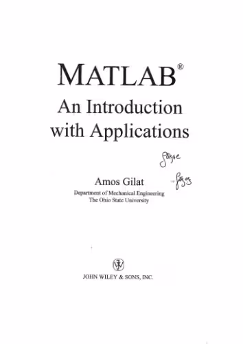 خرید و دانلود نسخه کامل کتاب MATLAB: An Introduction with Applications