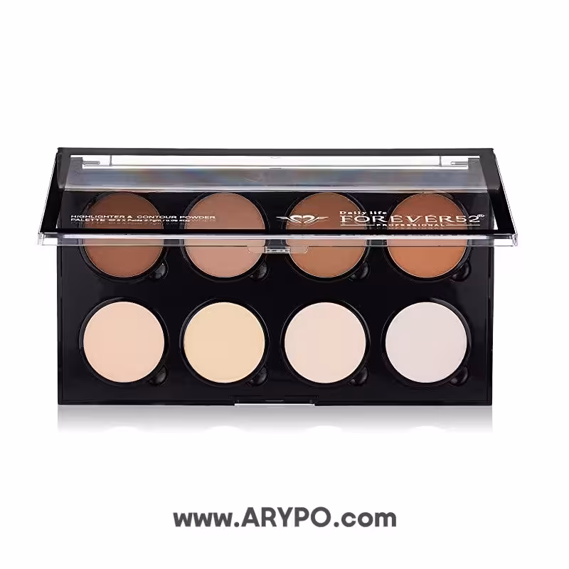 پالت هایلایتر و کانتور پودری فور اور 52