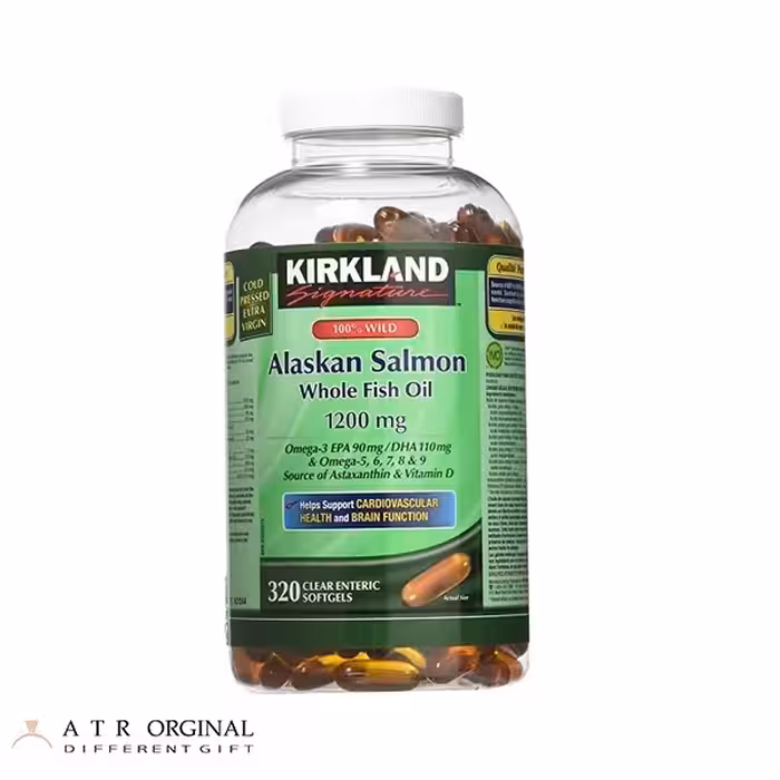 قرص روغن ماهی سالمون آلاسکا کرکلند