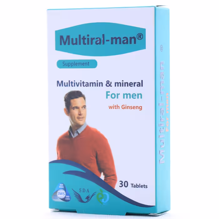 قرص مولتیرال من قرص تقویت آقایان - دارونت