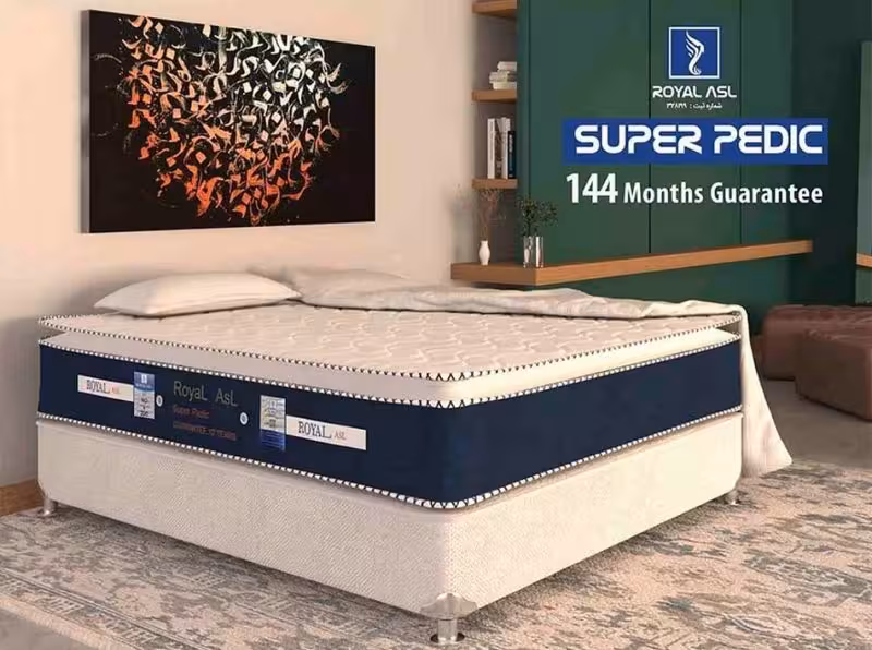 تشک طبی تخت مدل ارتوپدیک سوپرکلاس رویال