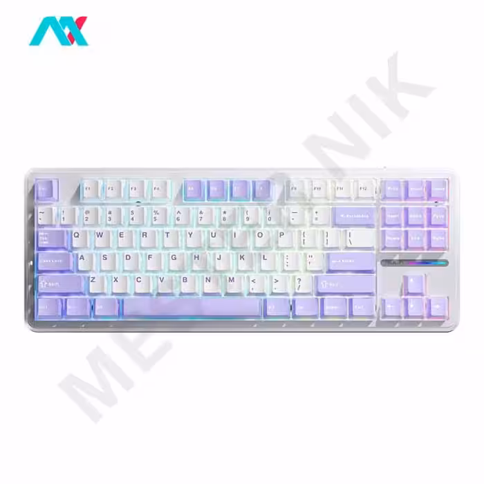 کیبورد گیمینگ سیمی تمام مکانیکال آئولا مدل F87 سوئیچ آبی