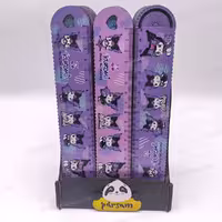 خط کش چوبی استندی سری کرومی (نقاله دار)