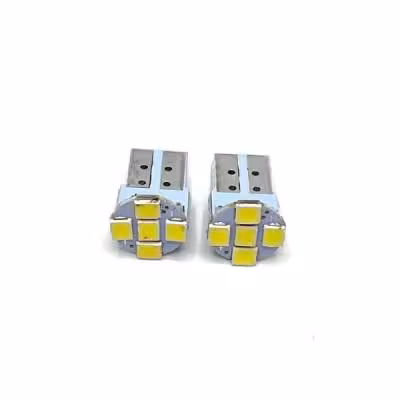 لامپ اس ام دی خودرو مدل 5 SMD نور یخی بسته دو عددی