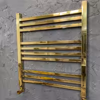 رادیاتور حوله خشک کن استیل مدل 12 پره طلایی 