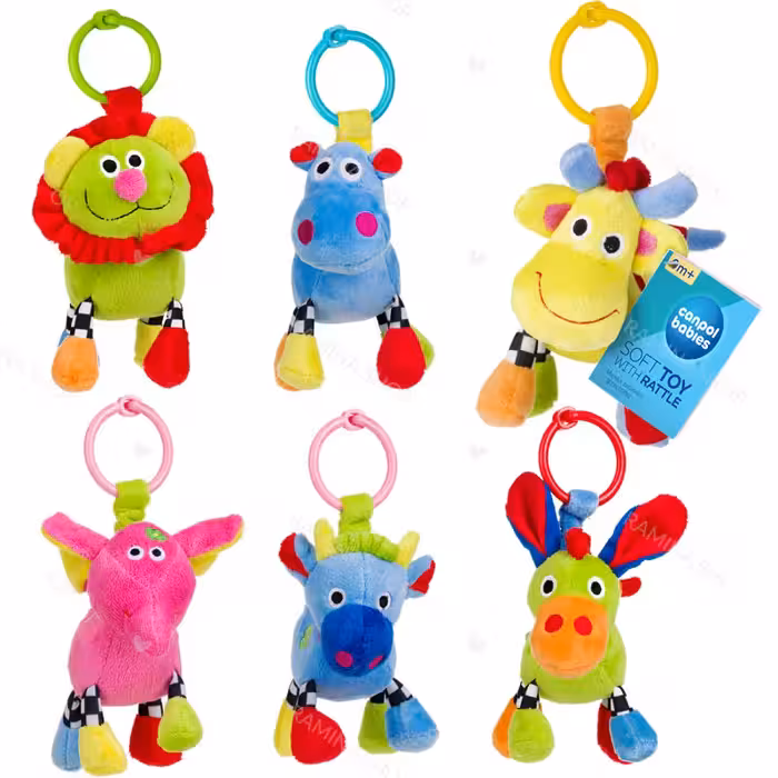 آویز کریر جغجغه ای طرح حیوانات کانپول Canpol