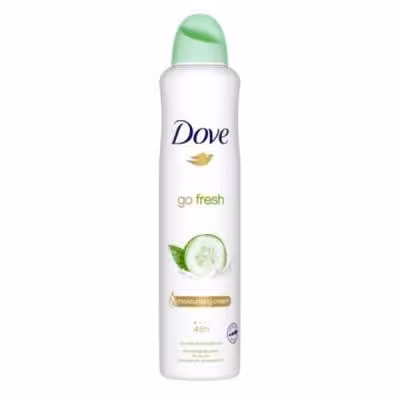 اسپری ضد تعریق زنانه داو Dove مدل go fresh رایحه خیار