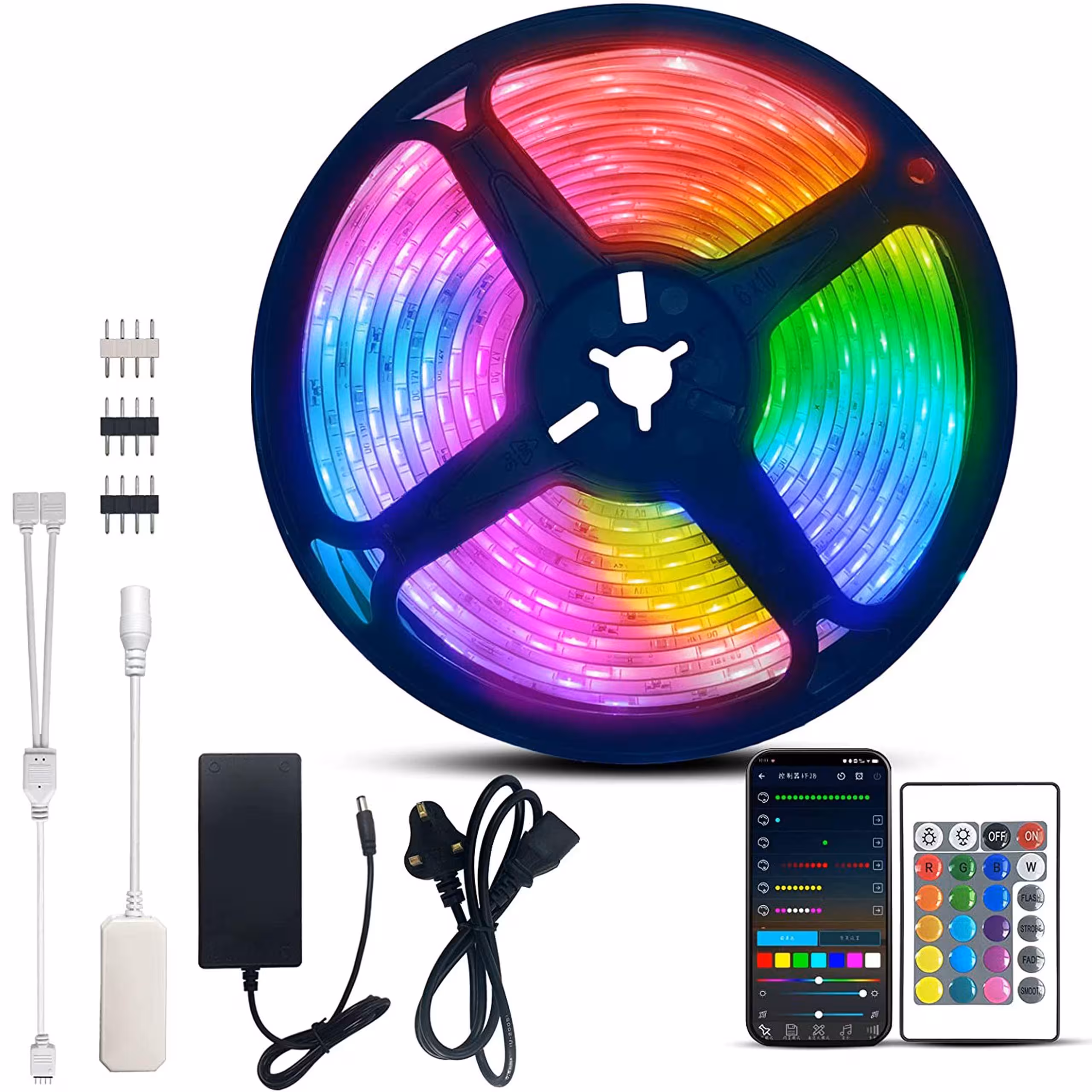 ریسه ال ای دی 5 متری SKY-TOUCH LED Strips Lights 5M with Remote