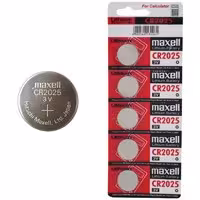 باتری سکه ای 5 عددی 2025 Maxell Lithium