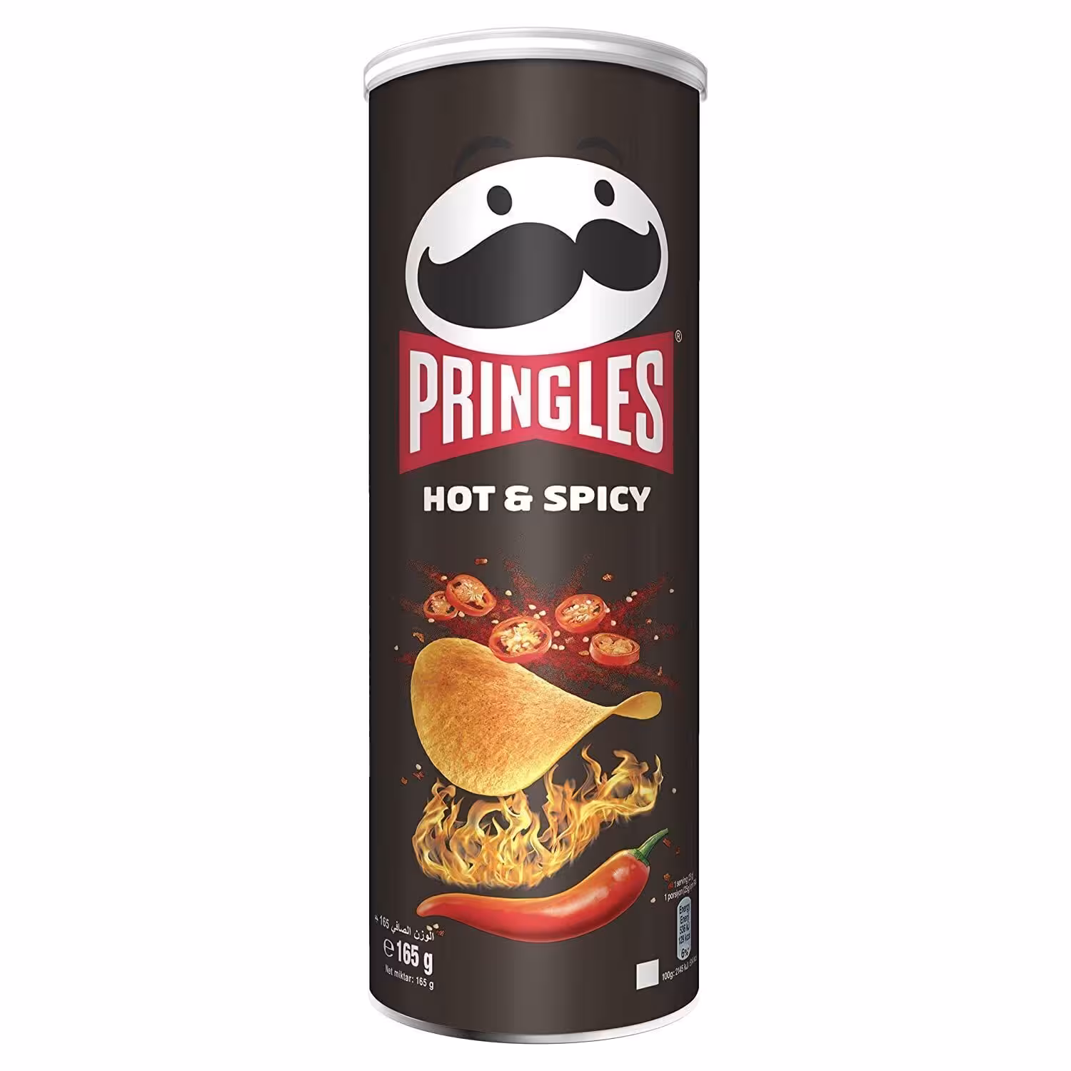 چیپس تند و آتشی پرینگلز Pringles مدل Hot & Spicy حجم 165 گرم