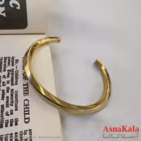 بنگل اسپرت استیل 316 مدل پیچی طلایی کد DSB18617W