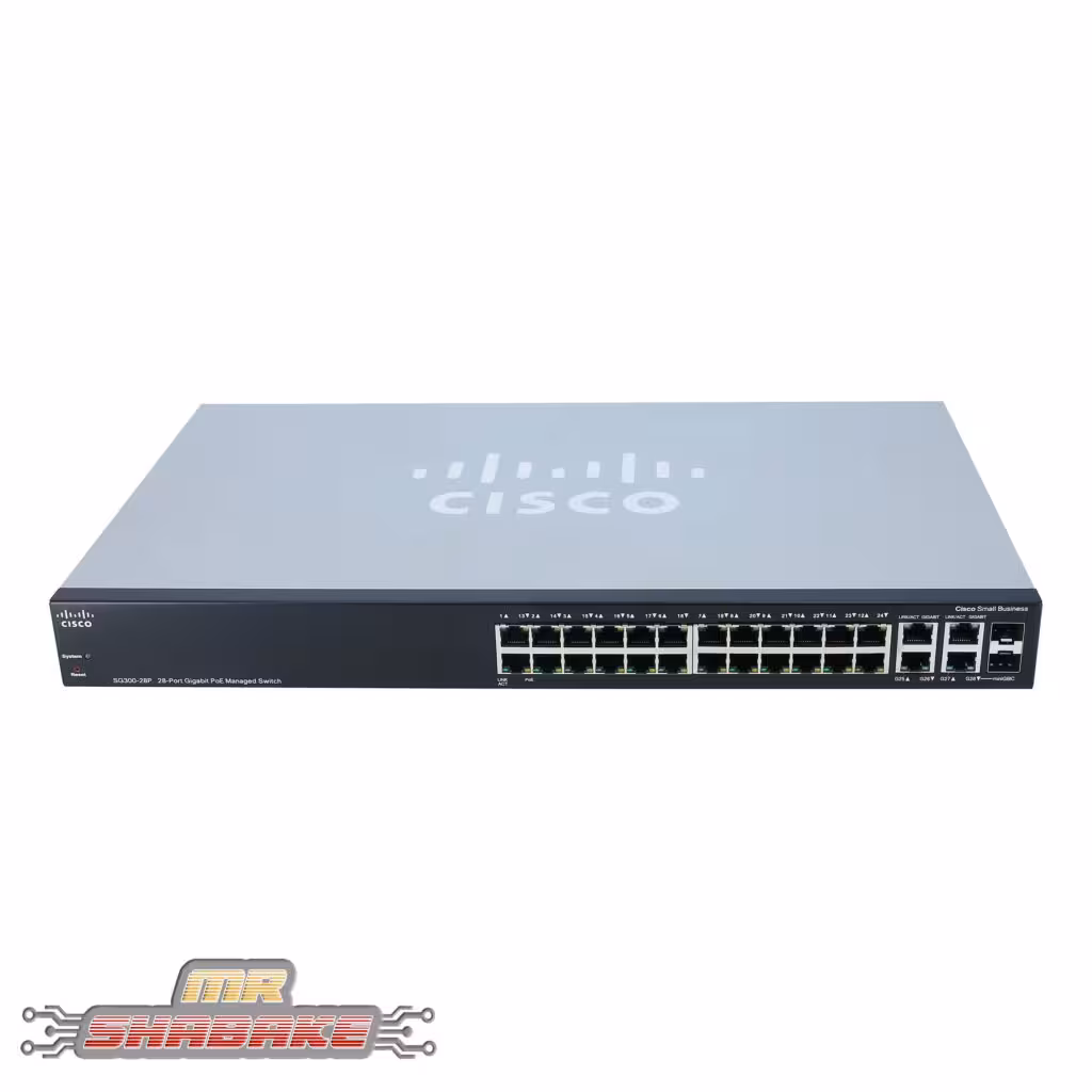 قیمت و خرید سوئیچ سیسکو SG300-28P | مسترشبکه