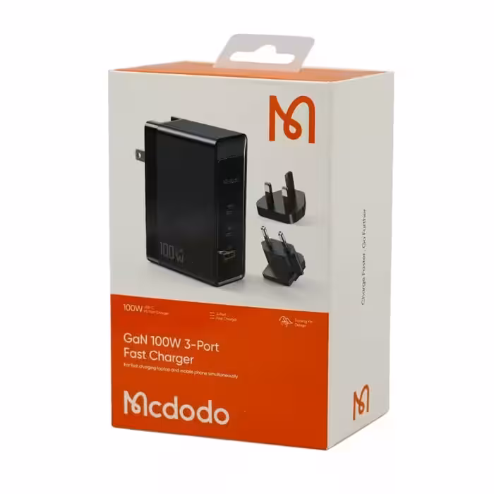 آداپتور شارژر مک دودو مدل CH-810 3Port 5A QC3.0 PD 100W