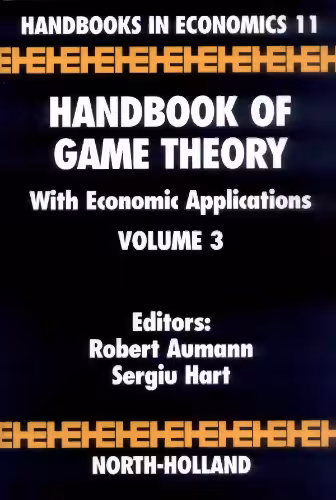 خرید و دانلود نسخه کامل کتاب Handbook of game theory with economic applications,