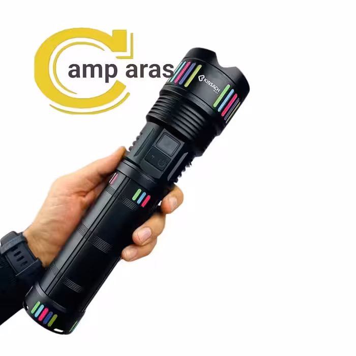 چراغ قوه شکاری زوم دار کینساچ KINSACK KS-512 اورجینال - کمپ آراس
