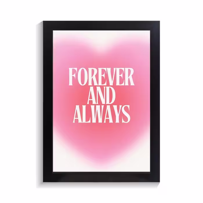 تابلو عاشقانه طرح forever کد PF-27086