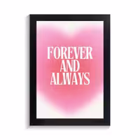 تابلو عاشقانه طرح forever کد PF-27086