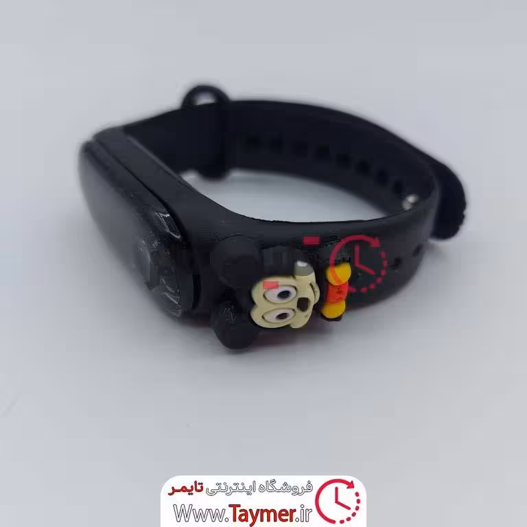 ساعت بچگانه اسپرت دخترانه و پسرانه مشکی طرح میکی موس لمسی کپسولی بندسیلیکونی