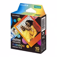 کاغذ عکس فوجی فیلم مدل  Instax Square Rainbow بسته 10عددی