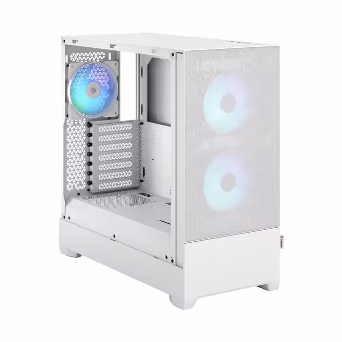 کیس Fractal Design Pop Air RGB - White TG Clear Tint