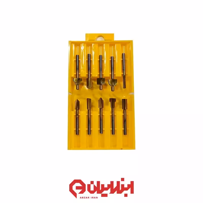 مجموعه 10 عددی تیغ اور فرز مینیاتوری